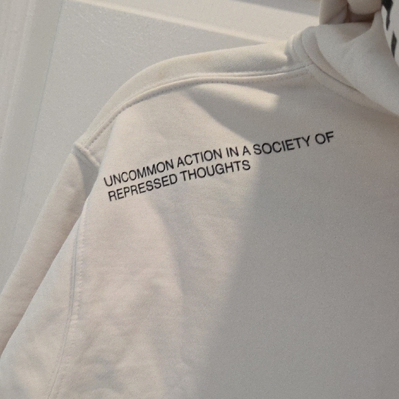 Helmut Lang Off-White Hoodie for Men - Picture 5 of 10